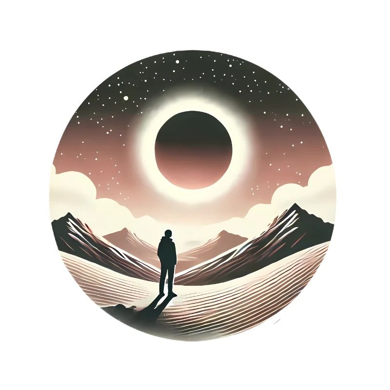 Conception de silhouette Eclipse Gaze