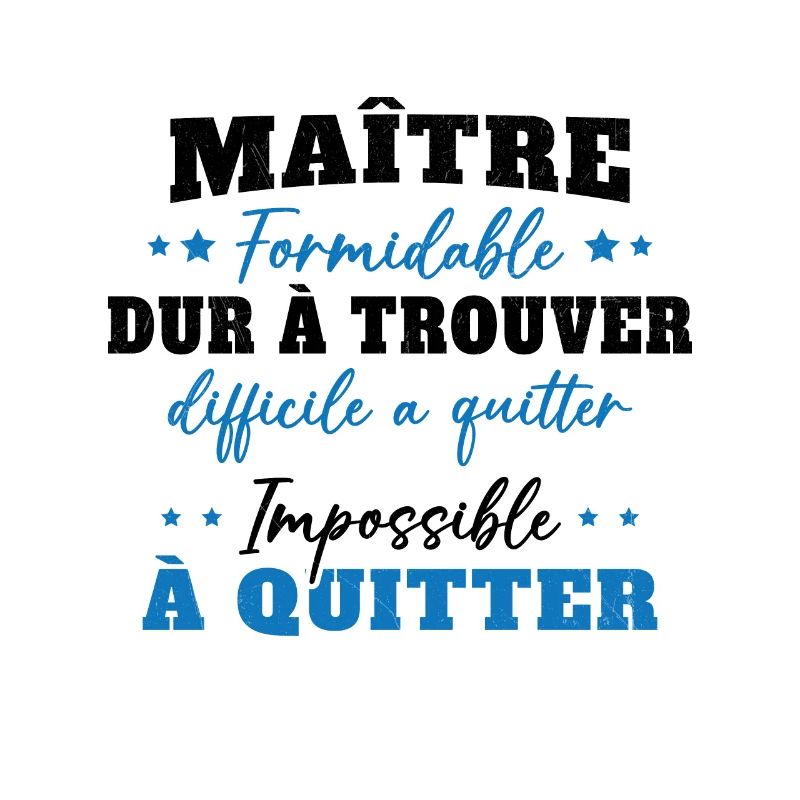 Maître formidable idée cadeau maître d'école