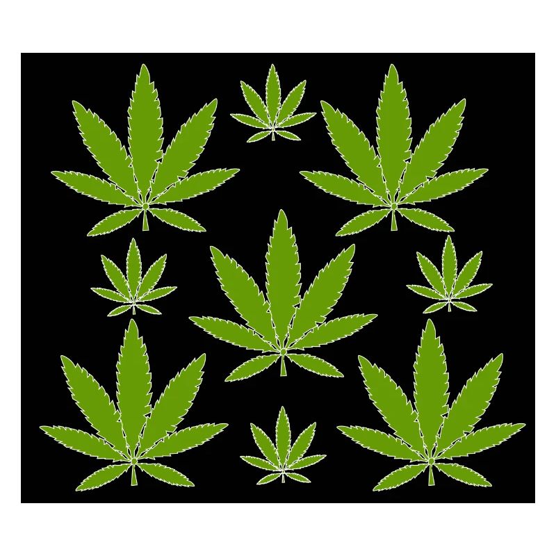 Hemp pattern green