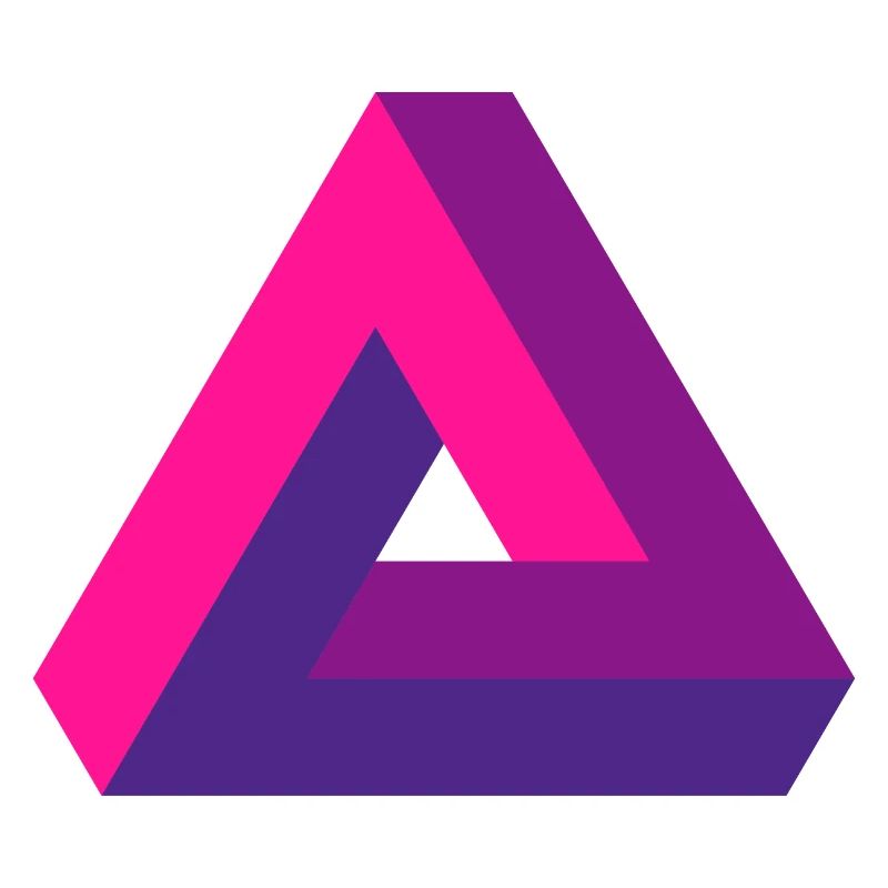 Mind-Bending Perspective: Impossible 3D Triangle