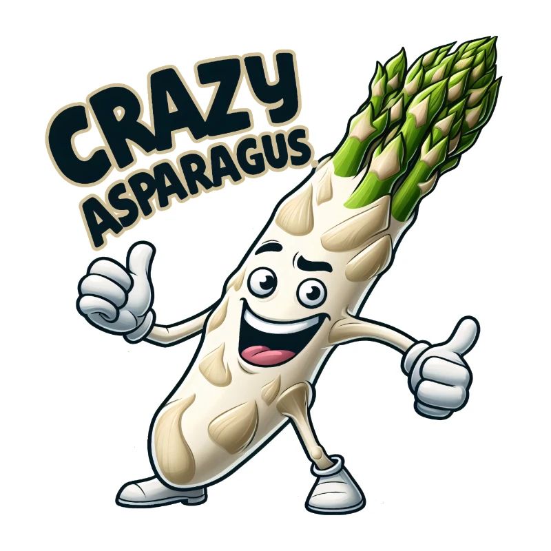 Crazy Veggies: Asparagus Bodybuilder Pro Thumbs Up