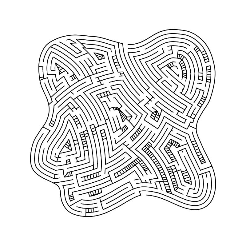 Labyrinth 3 (black version)
