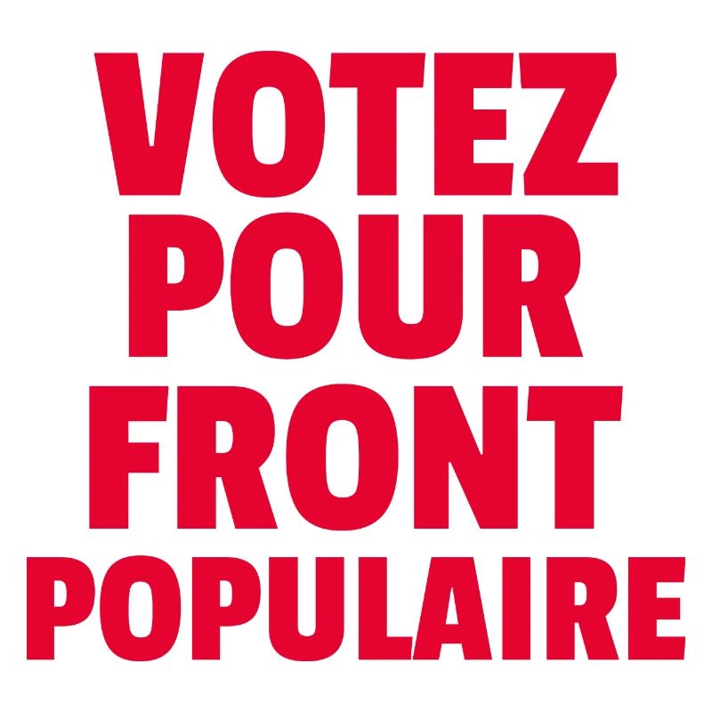 Front populaire - élections législatives 2024
