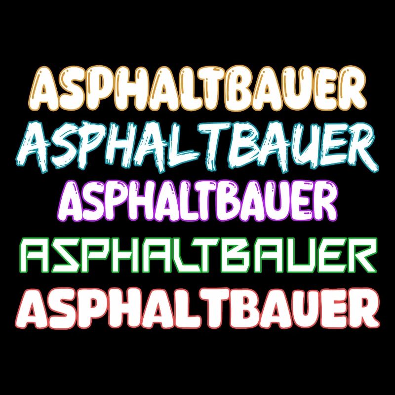 Constructeur d’asphalte comme métier