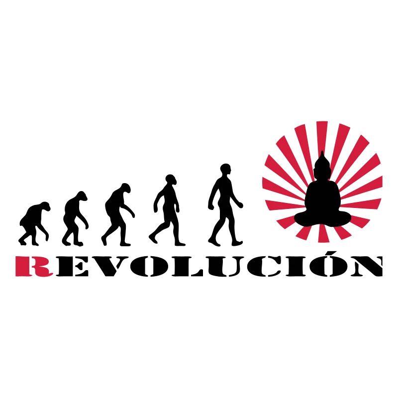 Darwin, évolution, révolution, éclairé, Bouddha,