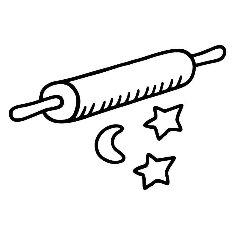 Baking Cookies - rolling pin