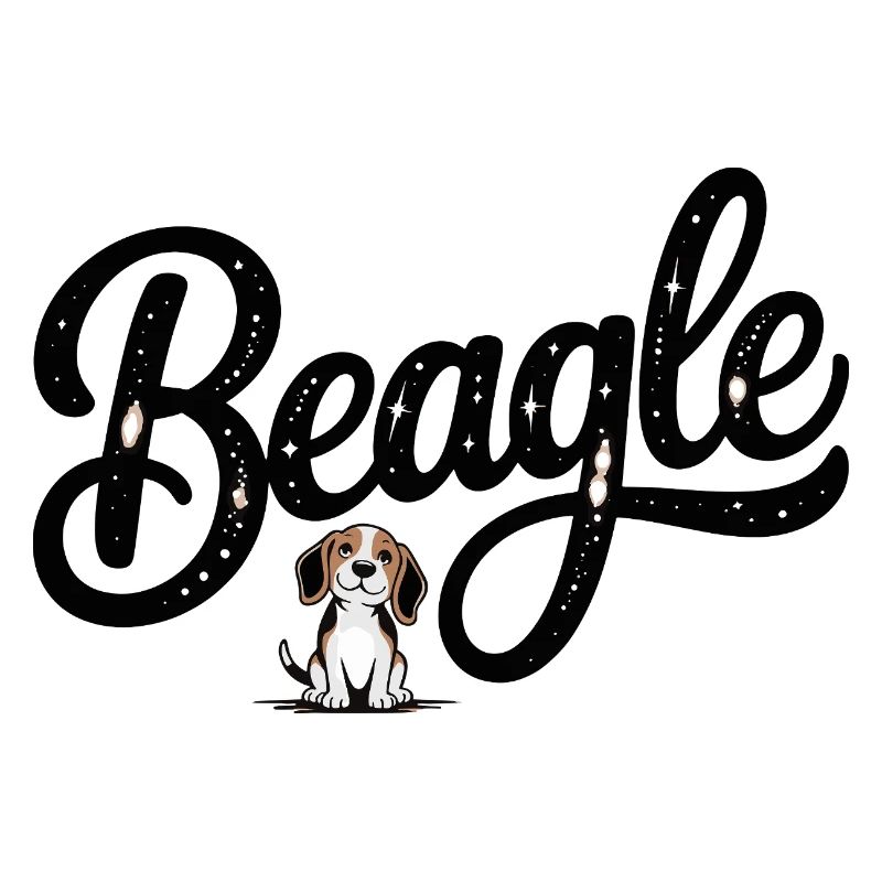 Beagle - Logo d’animal de compagnie cool