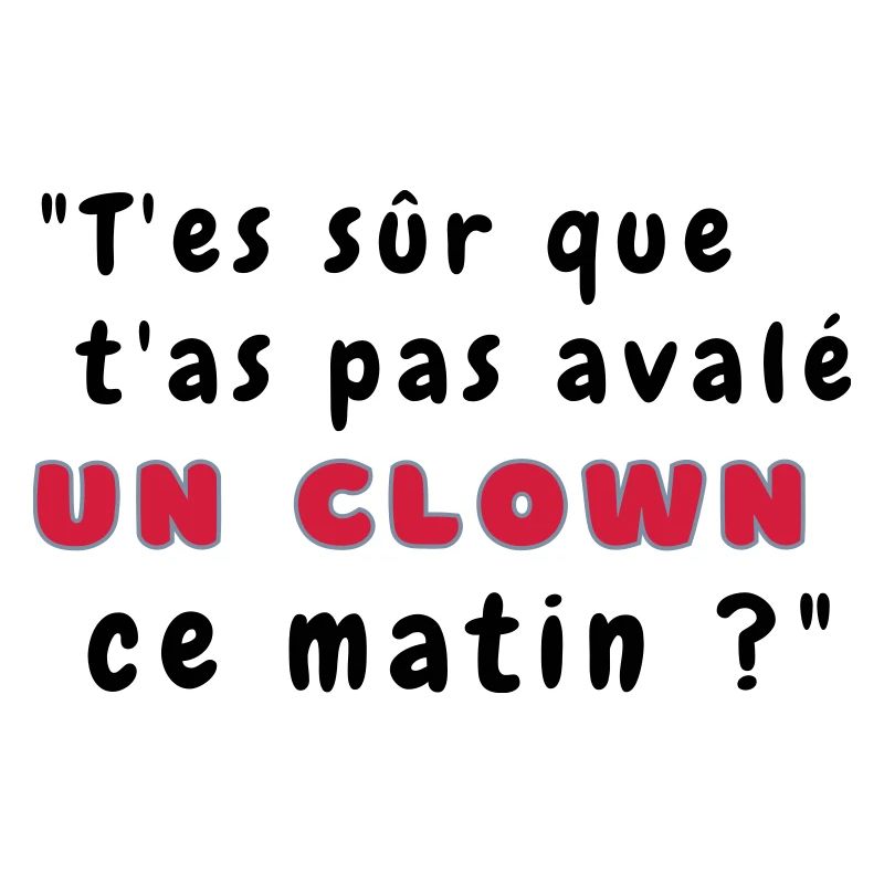 T-shirt Le chat clown