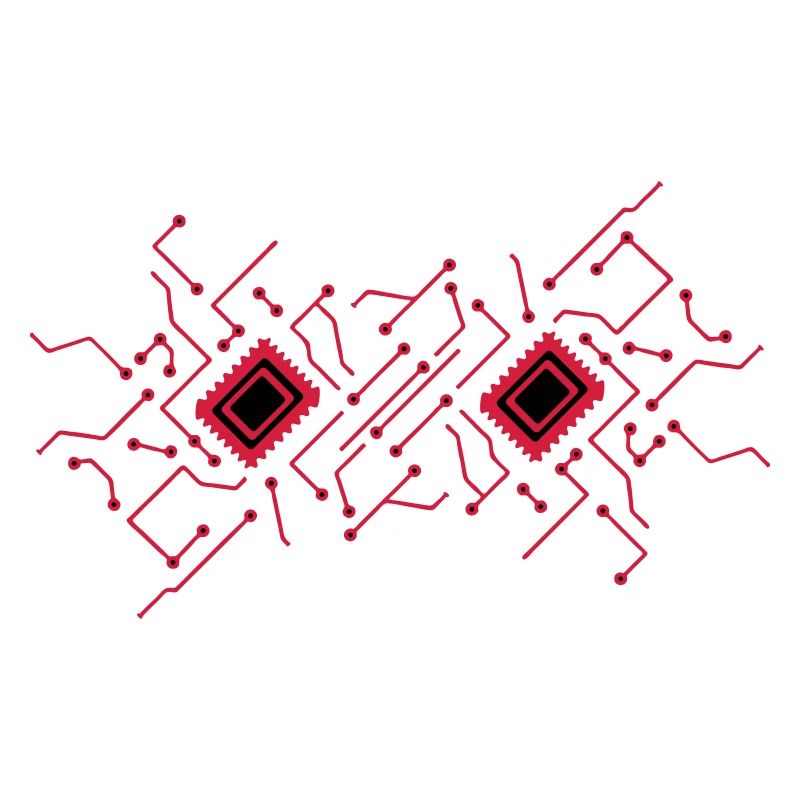 circuitry technology lines microchip disk pattern