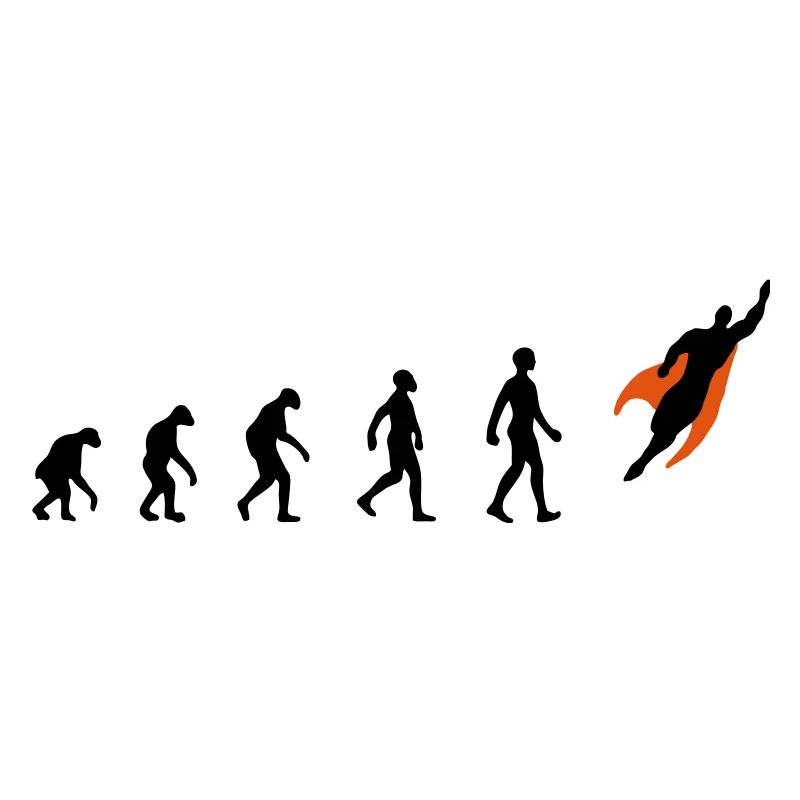 Evolution, super, héros, darwin, super-héros,