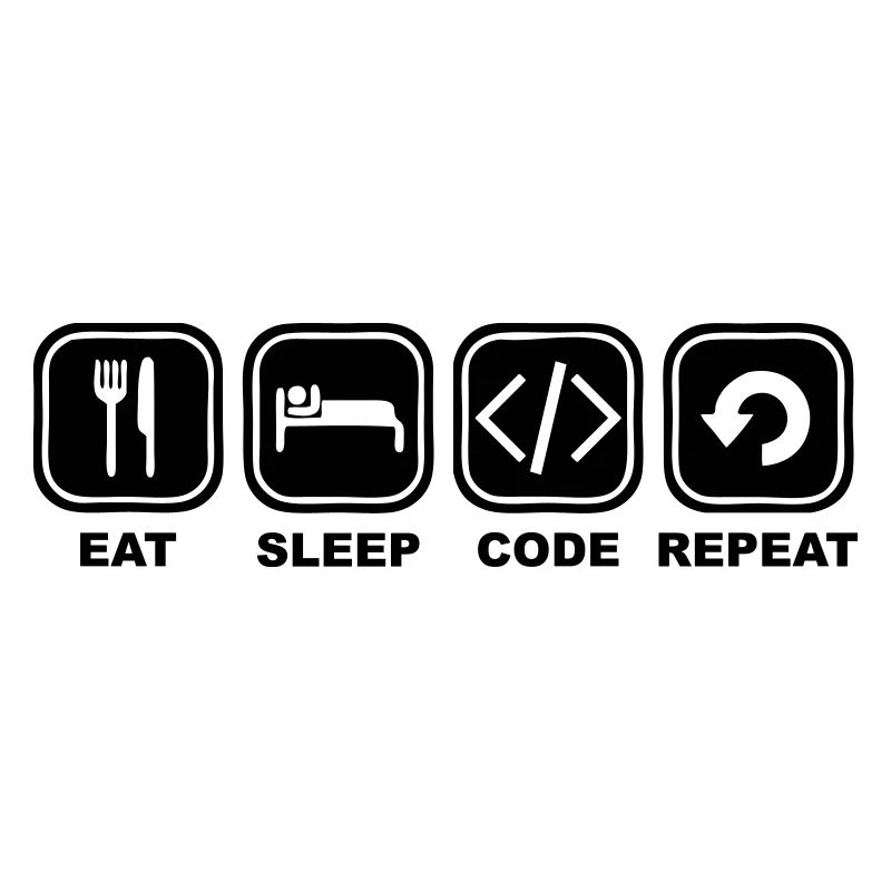 Eat, sleep, Code, Repeat