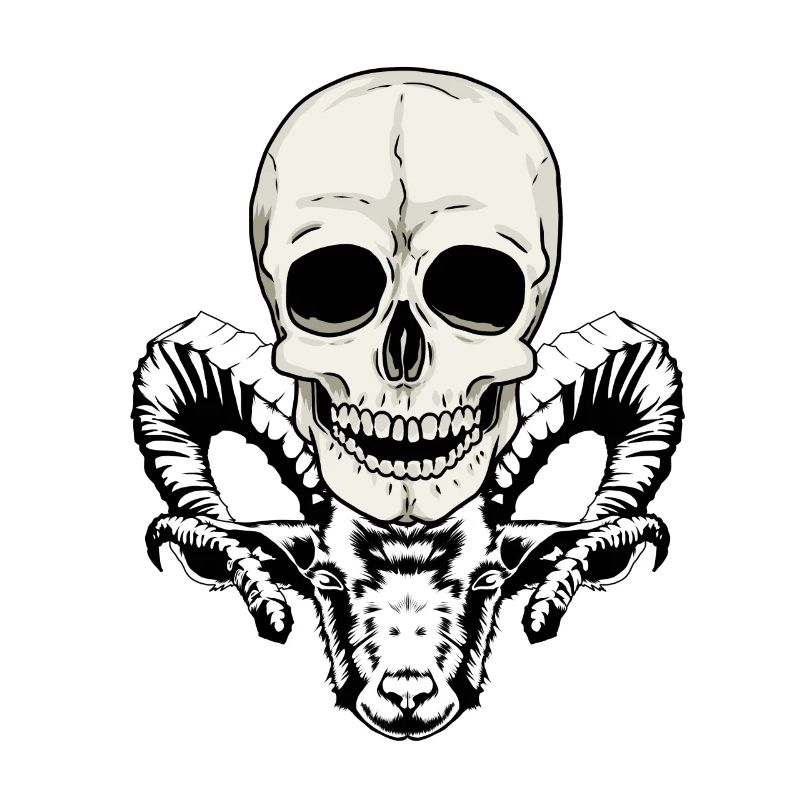 Horror Devil Satan Demon Skull Halloween