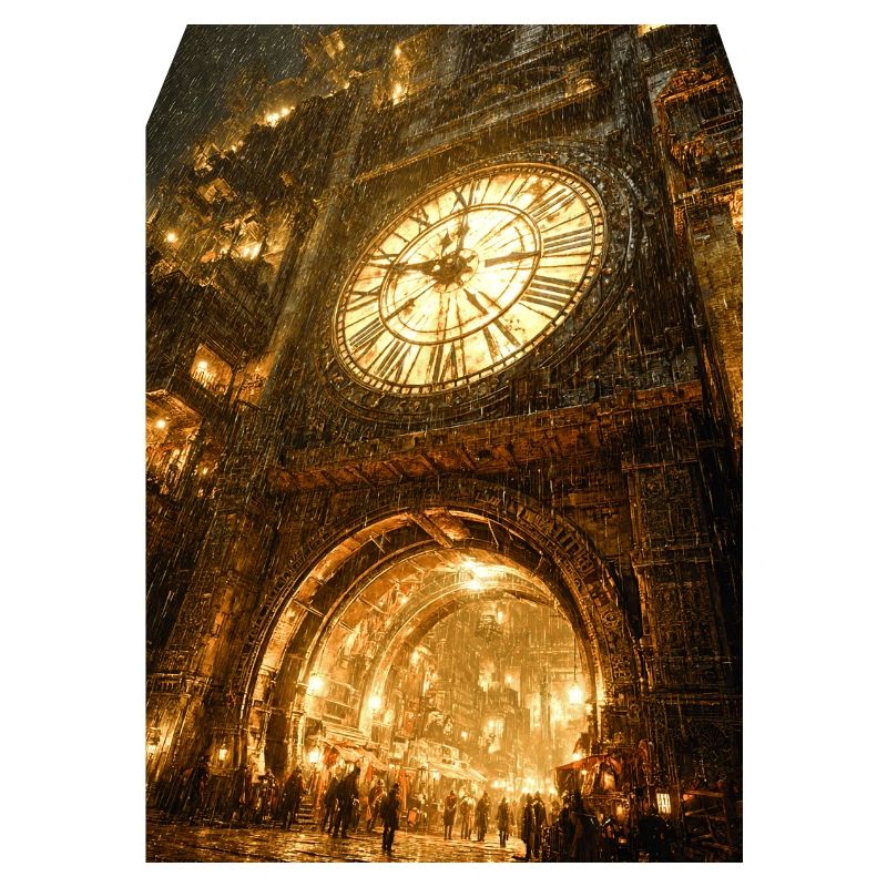 Vergoldeter Clockgate-Bogen