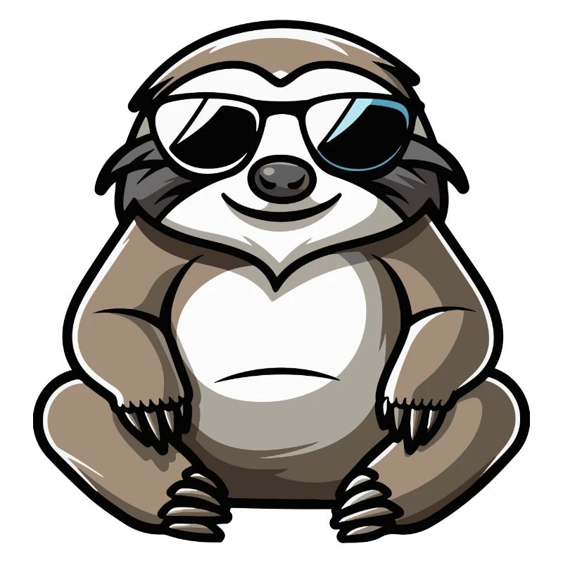 Sloth Comic Cool