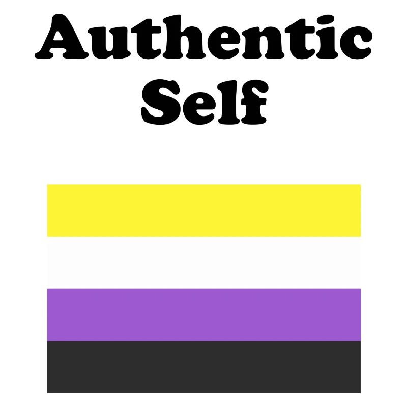 Non Binary Flag Authentic Self