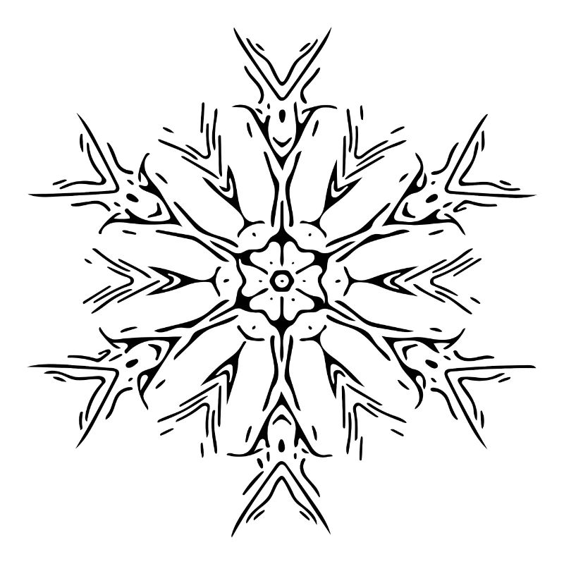 Mandala Lines Abstract Shape Pattern
