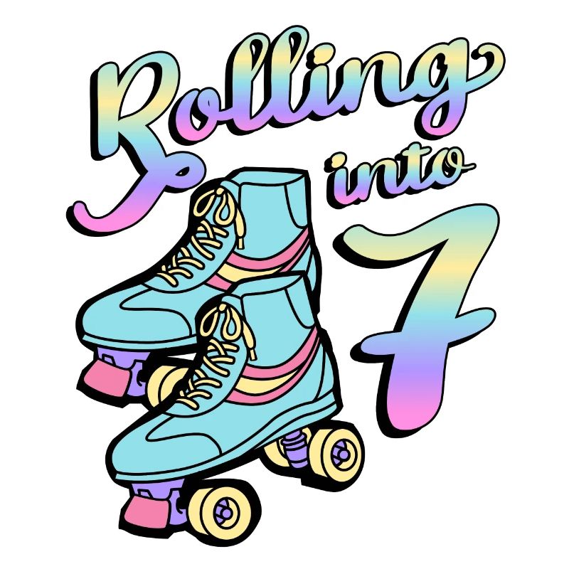 Rolling Into 7 Roller Skaters Skates 7th Anniversary