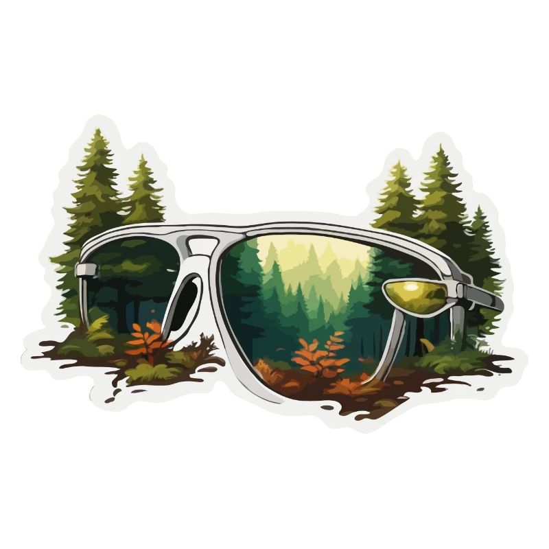 Lunettes de soleil / Reflection / Forest / Reflection