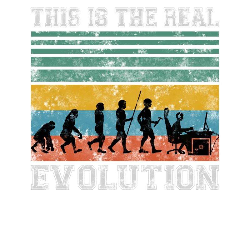 Zocker Gamer Evolution Shirt Geschenk