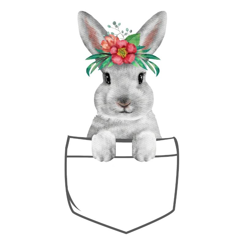 Rabbit Easter Flowers Rabbit Mom