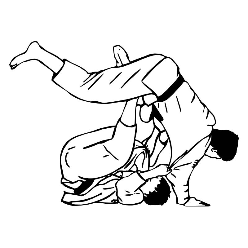 Lancer de judo masculin