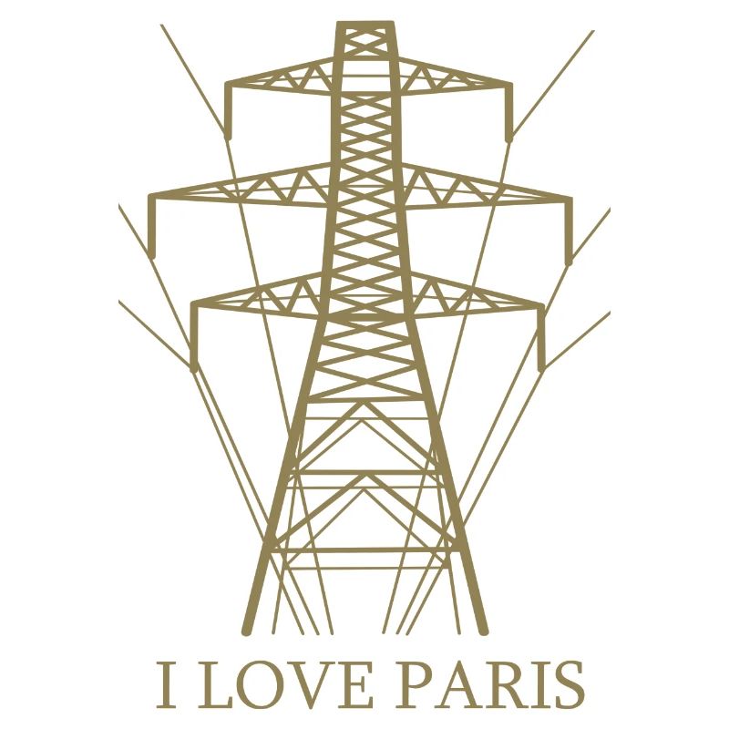 Ironic I love Paris Eiffel Tower as a power pole