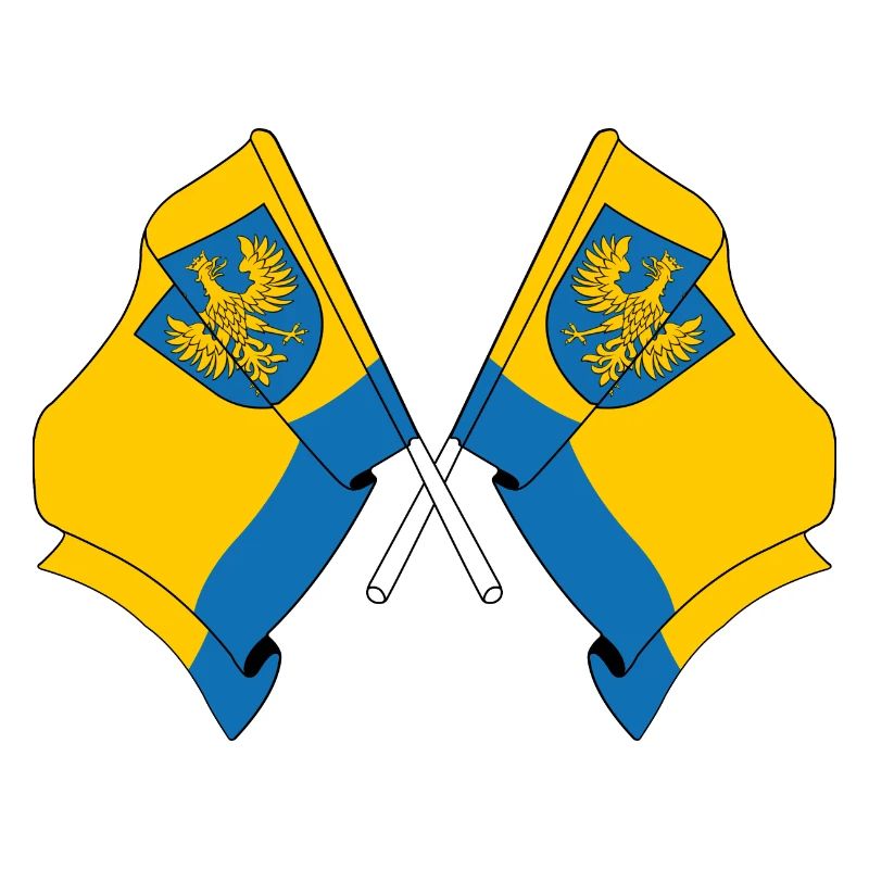 Two flags Opole