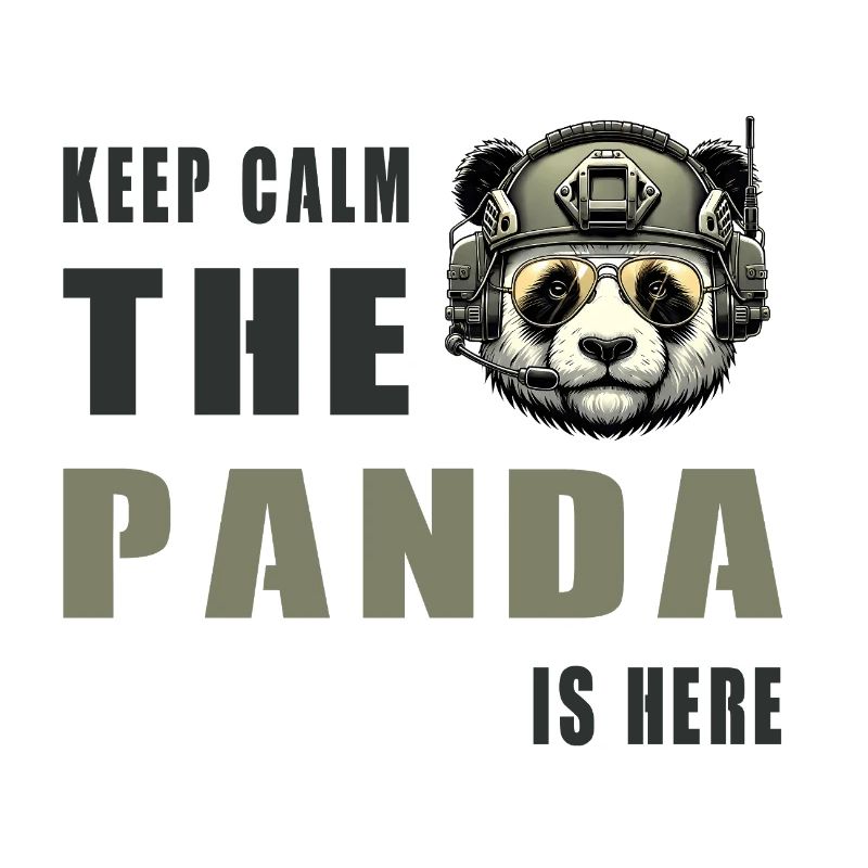 Taktischer Panda – Keep Calm