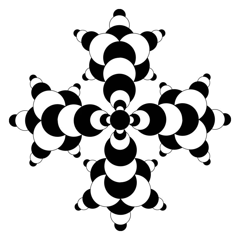 Fractal molecuul graancirkel