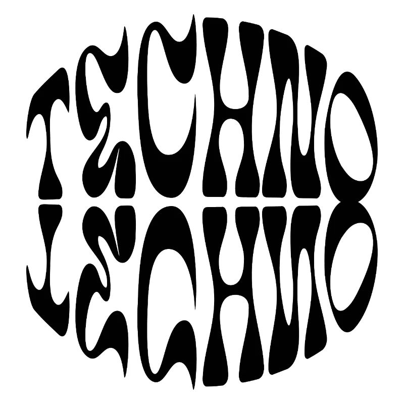 Conception de logo Techno liquid