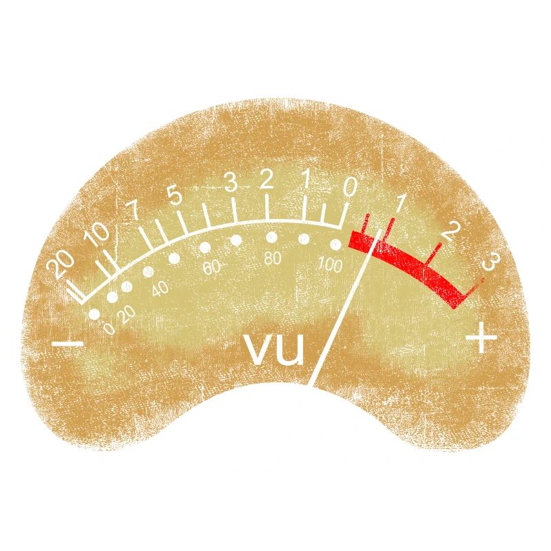 VU Meter analogico
