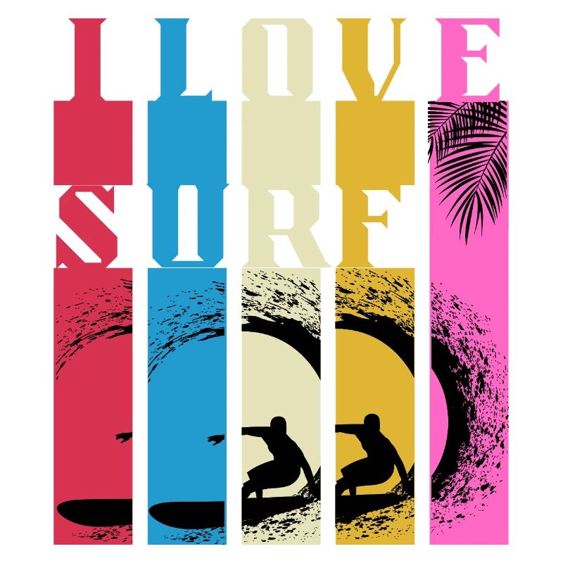 Multicolored Surf Waves