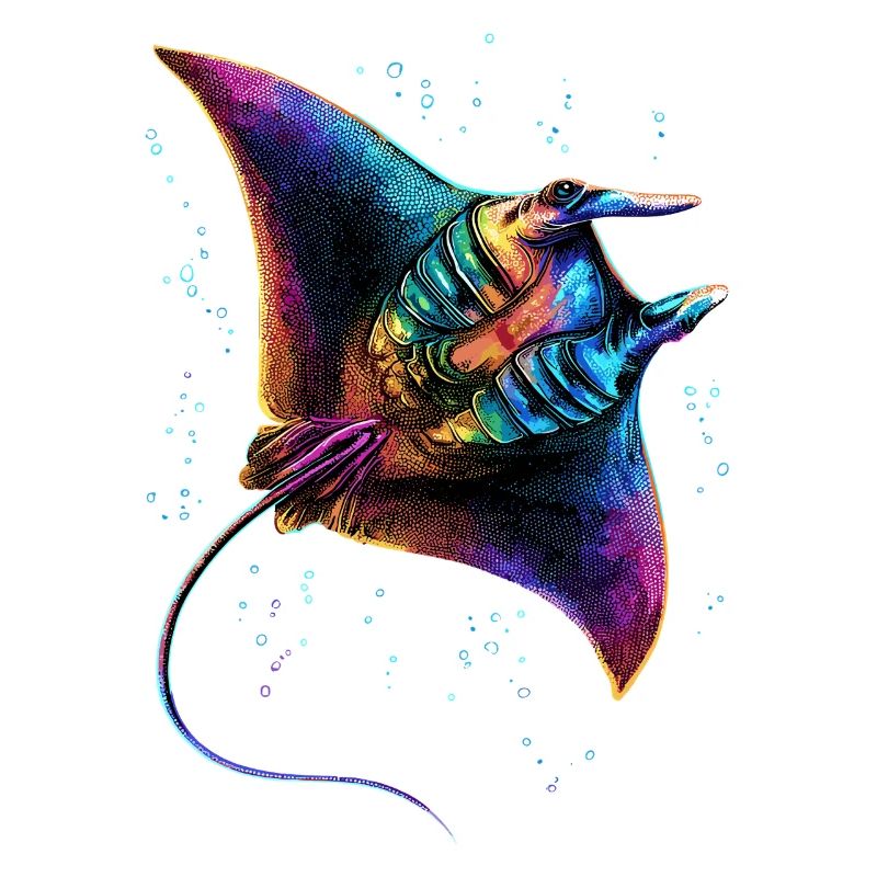 Manta Ray, Devil Ray, Stingray, Diver