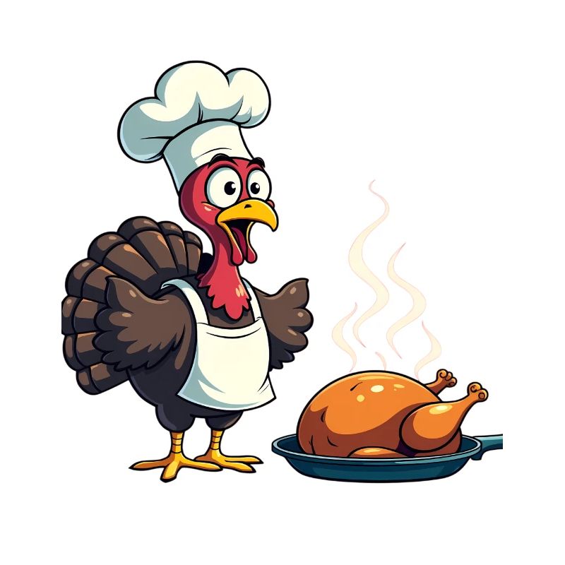 Cuisinier de dinde de Thanksgiving