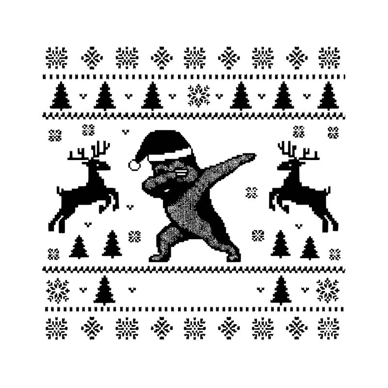 Dabbing Deutscher Schäferhund Weihnachtsmann