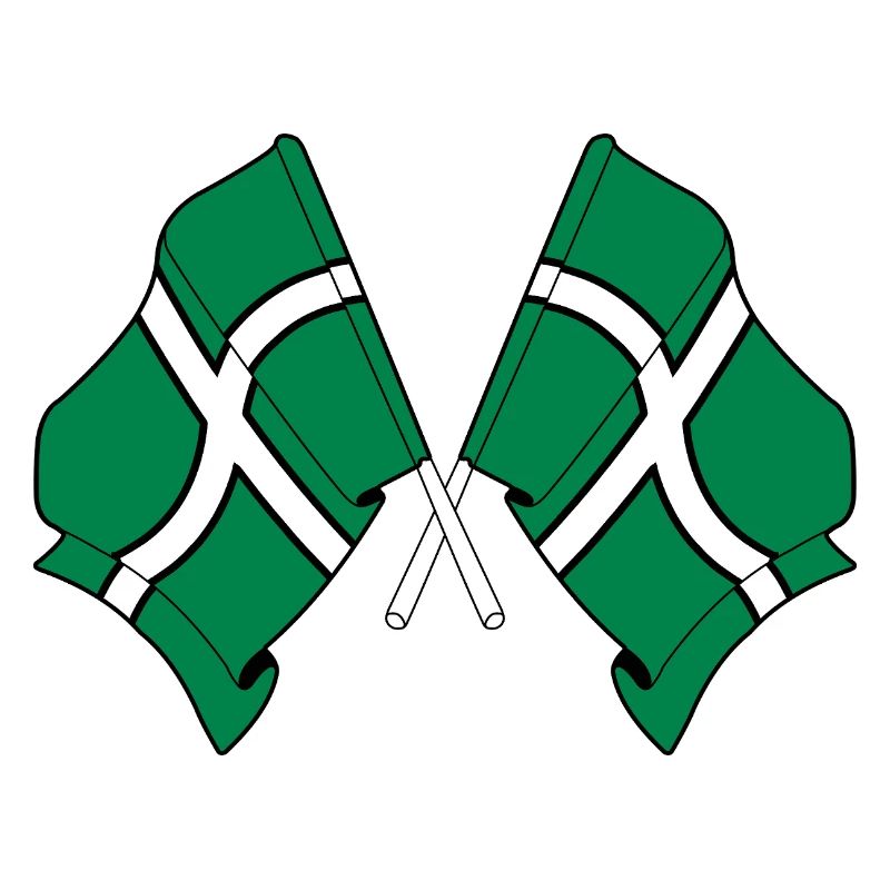 Drapeaux croisés du Devon