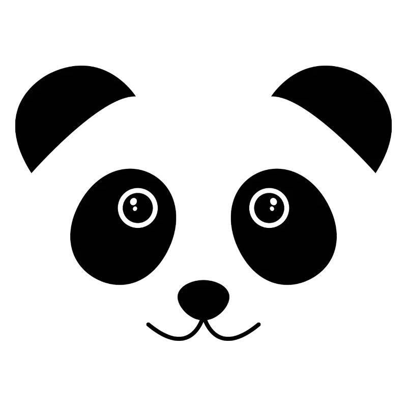 Visage de panda