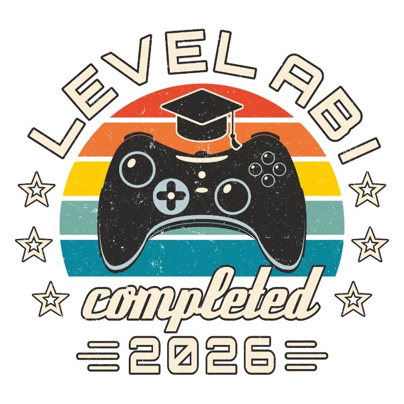Abitur 2026 - Level Abi Completed Geschenkidee