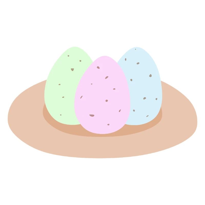Pastel Easter Egg Nest