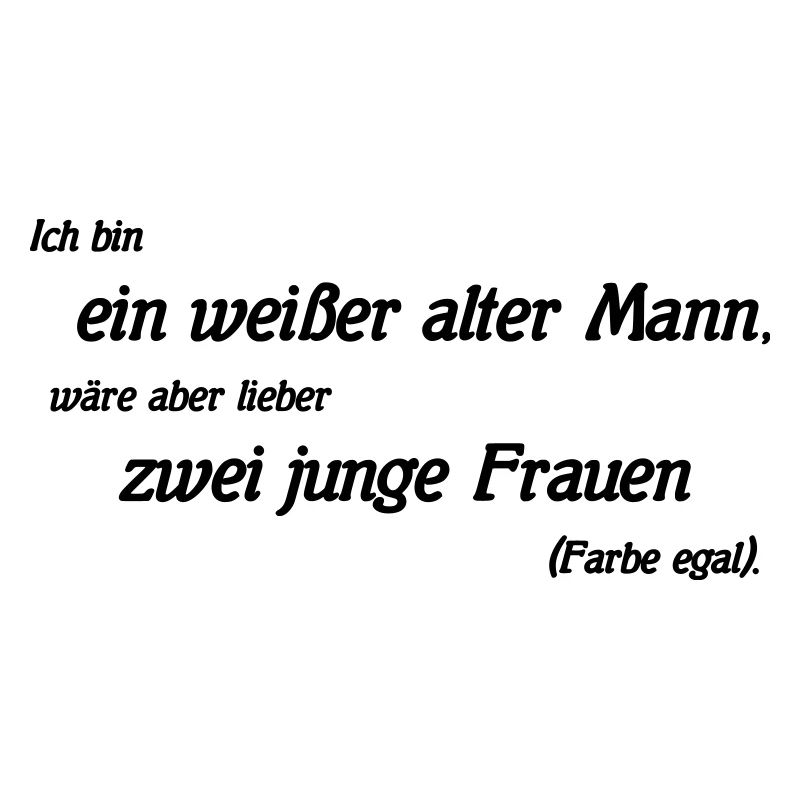 weisser alter Mann
