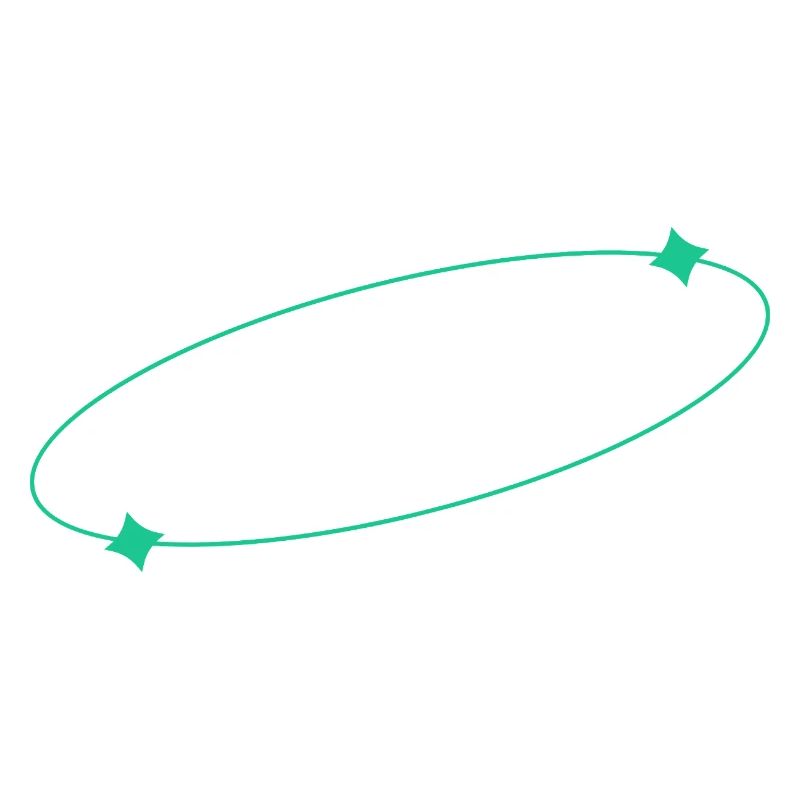Elliptical Star Ring