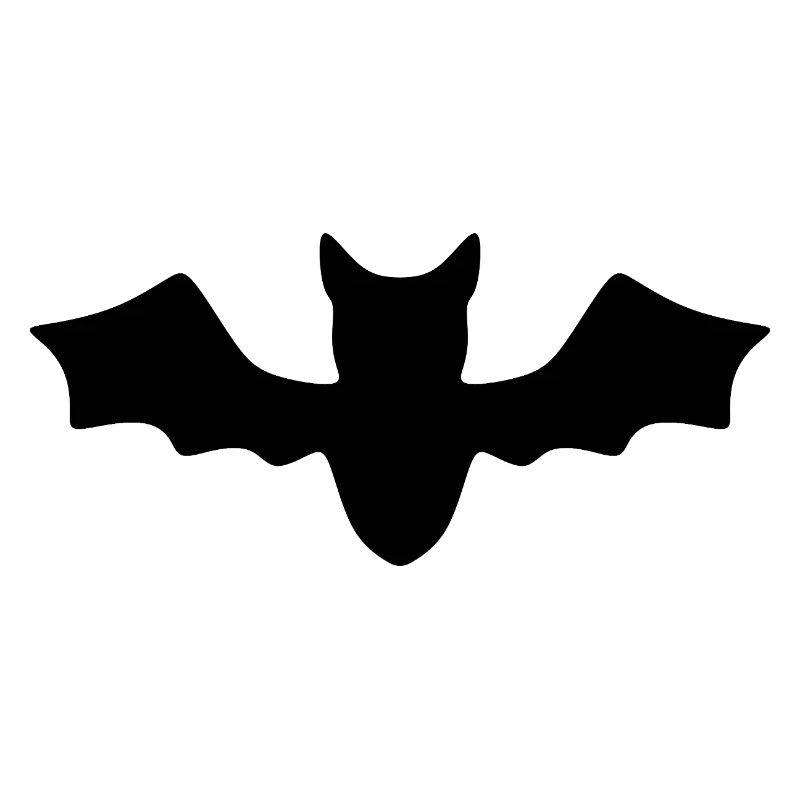 Celestial Bat Lunar Pattern on Cotton T-Shirt