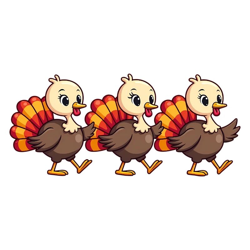 Bébé dinde de Thanksgiving