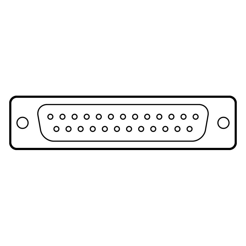 DB 25 Connector Parallel, Drucker