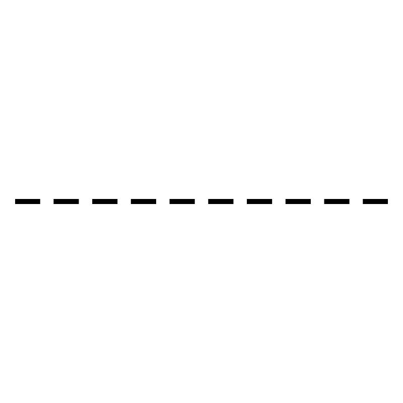 Line dashed symbol stroke