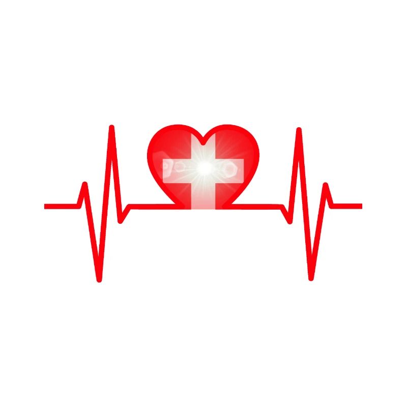 Schweiz Schweizer Herz Stolz 1.August Geschenk