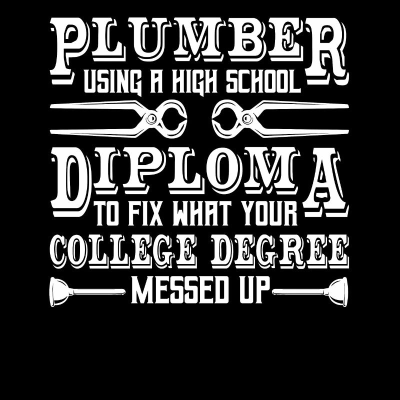 Plumier drôle Pipefitter Clé Plomberie
