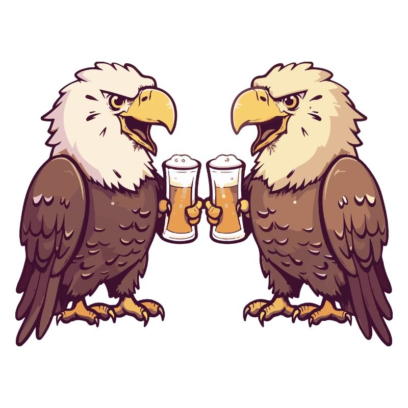 Eagle Comic Bière Alcool Drôle