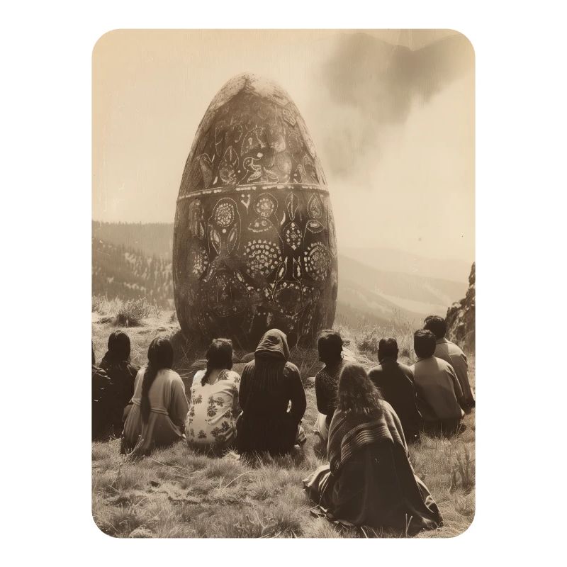 praise the egg monolith