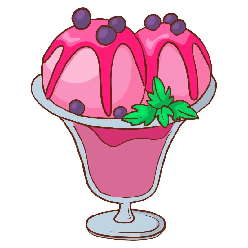 Eis Speiseeis Eiskrem Eiscreme Kugeleis Eisbecher